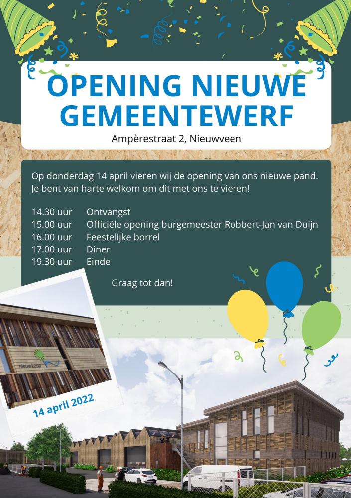 Nieuws - Opening Gemeentewerf Nieuwkoop; onze boombank is goed ontvangen!