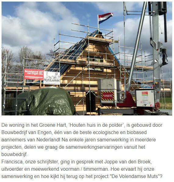 Nieuws - Nieuwsbrief NarrativA architecten 'Houten woning in de polder' (over project Hoogmade)
