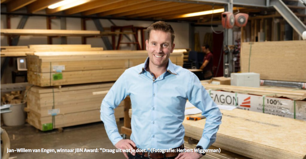Nieuws - Artikel Aannemer in gesprek met Jan-Willem van Engen: “Traditioneel bouwen doen we niet meer”