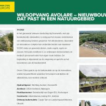 Nieuws: Artikel Wildopvang Avolare - Nieuwbouw in een een natuurgebied passen