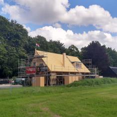Bouwbedrijf van Engen BV - Ecologische CLT houten familiewoning, Hierden - Hoogste punt