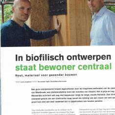Bouwbedrijf van Engen - Ecologisch woonhuis, bijgebouw en hooimijt, Westbroek - Artikel vakblad Timmerfabrikant