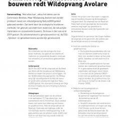 Bouwbedrijf van Engen - Fauna opvang, Doorwerth - Publicatie BNL congres Case Bouw 2030