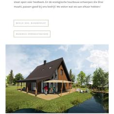 Bouwbedrijf van Engen BV - Ecologische woning, Hoogmade - Nieuwsbrief NarrativA architecten