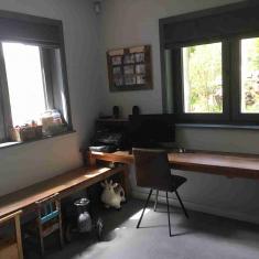 Bouwbedrijf van Engen - Ecologische eigen woning, Kockengen - Binnen kijken: kantoor/speelkamer