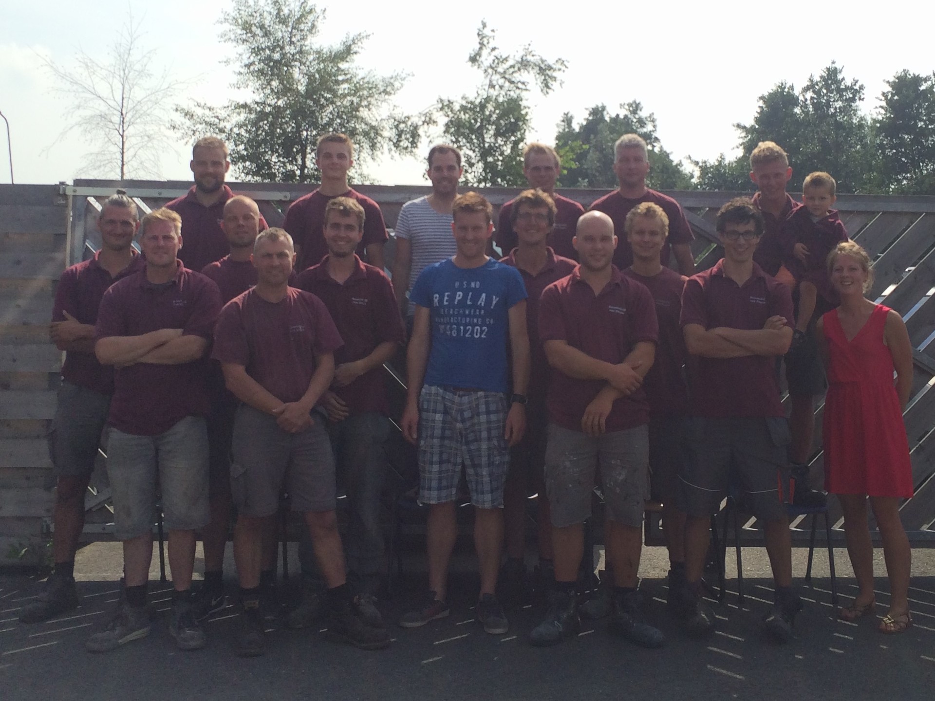 Team Bouwbedrijf van Engen juli 2017
