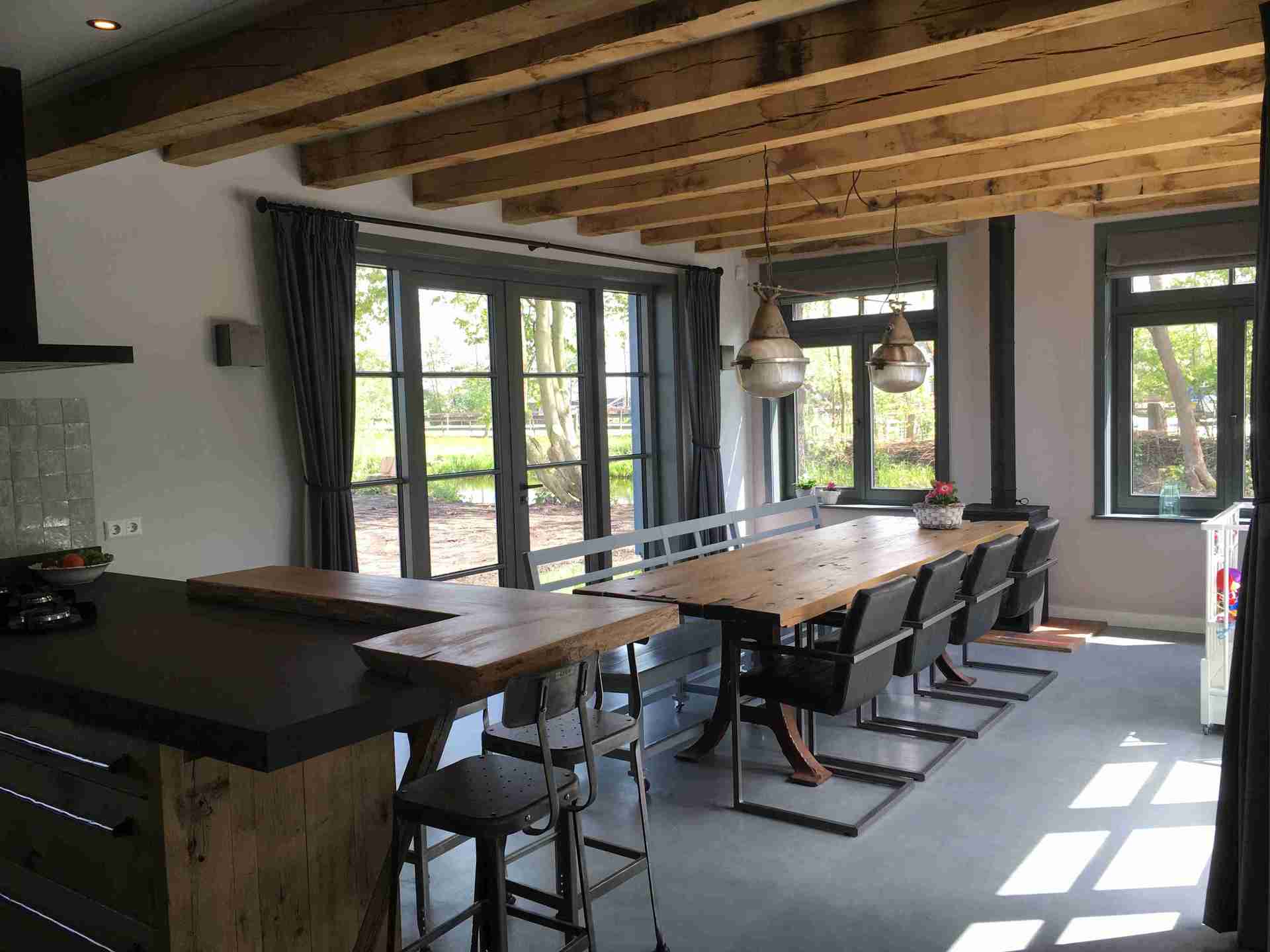 Bouwbedrijf van Engen - Ecologische eigen woning, Kockengen - Binnen kijken: eethoek
