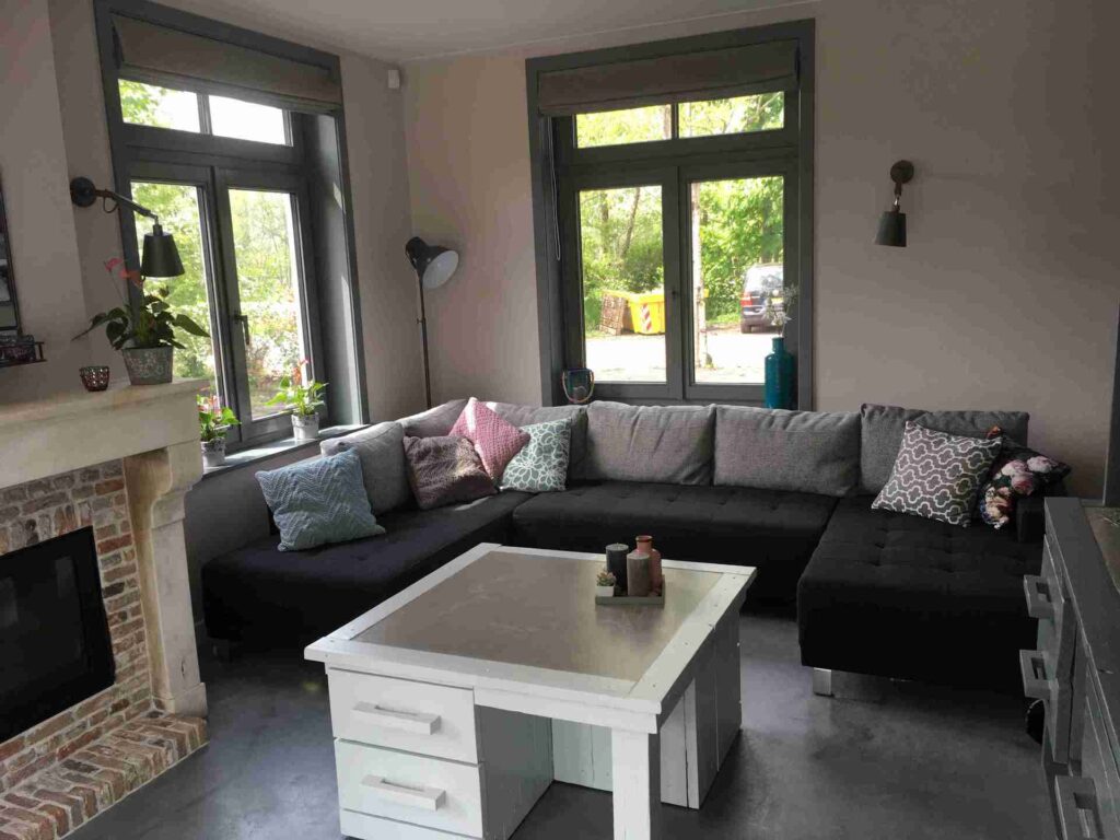 Bouwbedrijf van Engen - Ecologische eigen woning, Kockengen - Binnen kijken: woonkamer