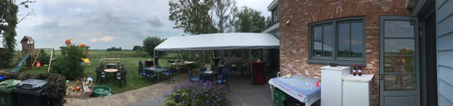 Bouwbedrijf van Engen BV - Zomer BBQ 2019 op terras Portengen
