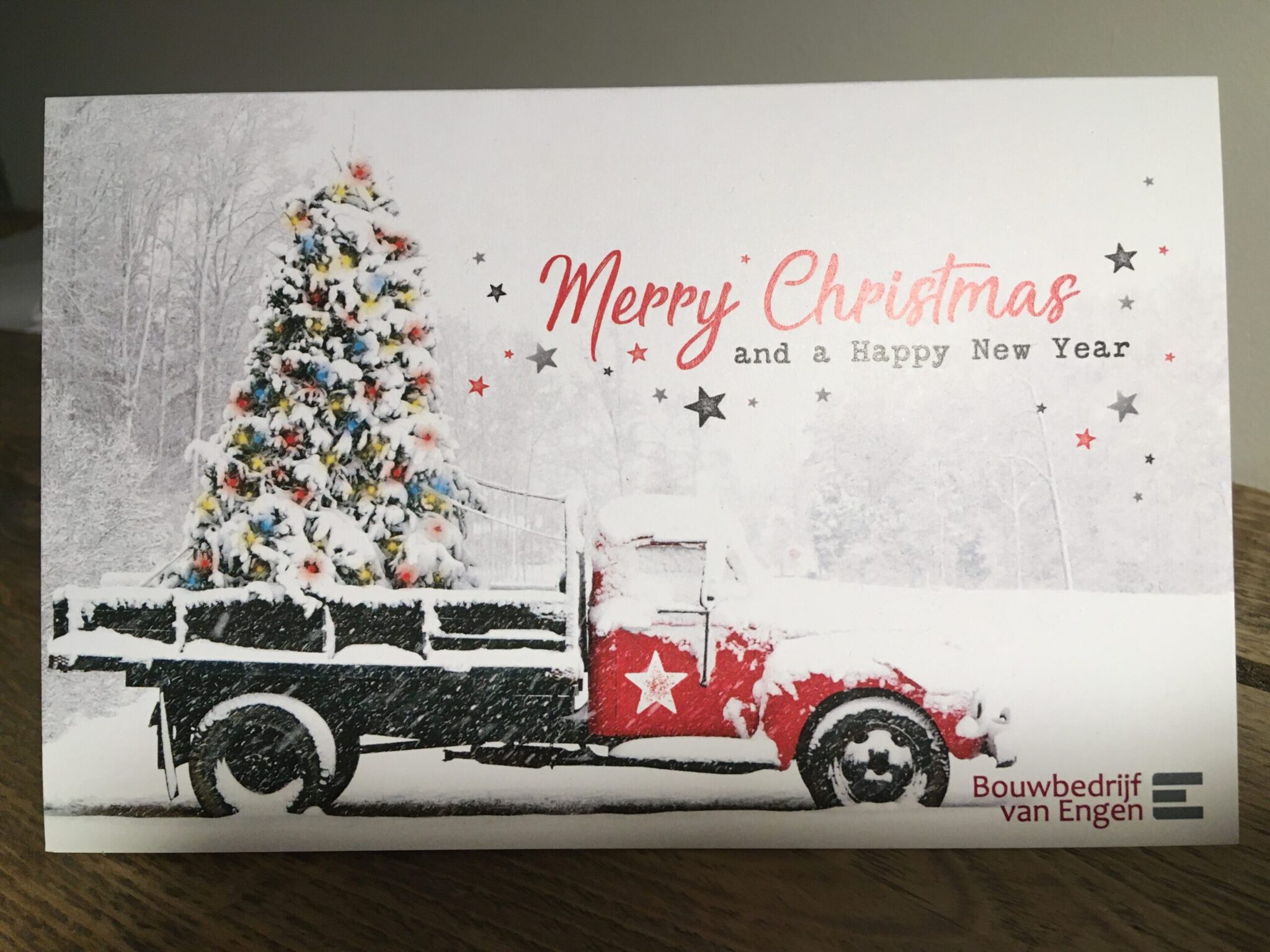 Bouwbedrijf van Engen BV - Kerstkaart 2019