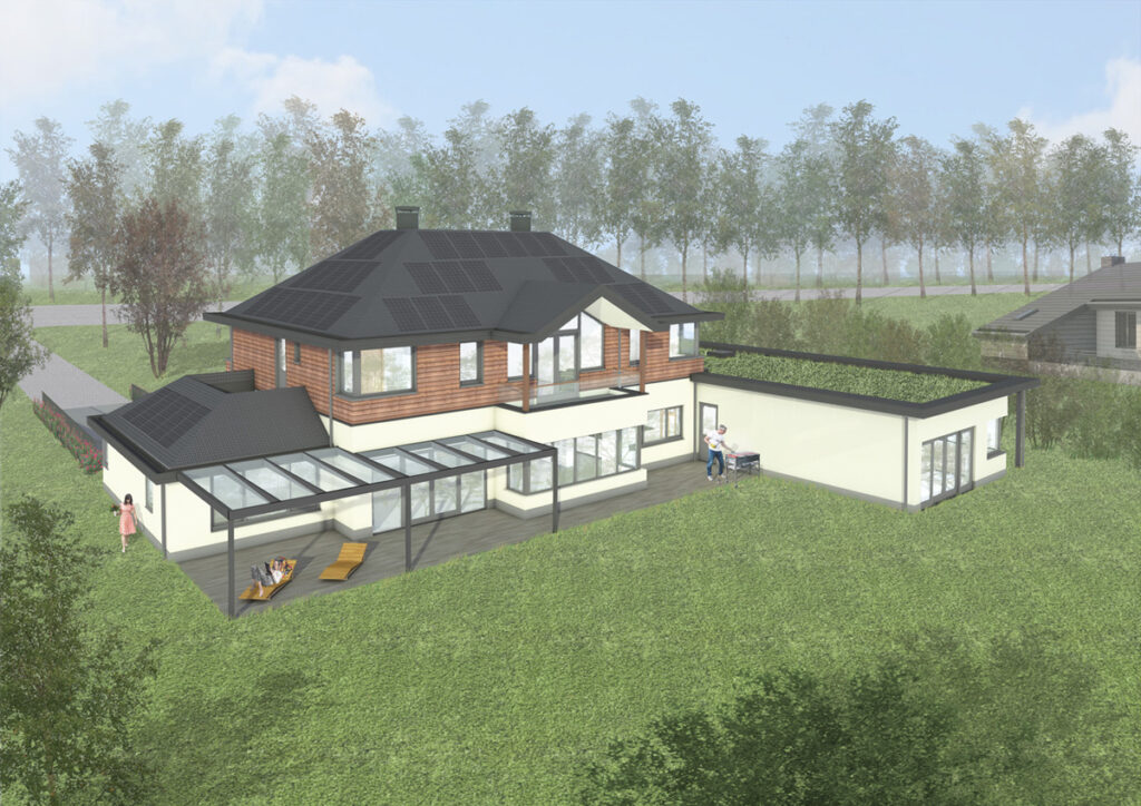 Bouwbedrijf van Engen BV - Ecologische villa, Driebergen-Rijsenburg - Ontwerp Narrativa Architecten