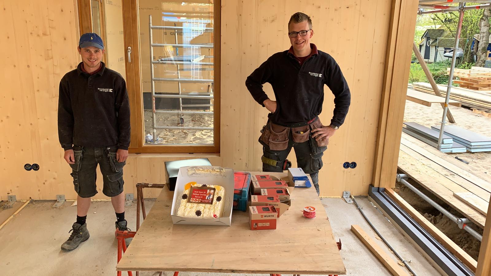 Complimenten: rondje taart langs alle lopende projecten! - Zeist