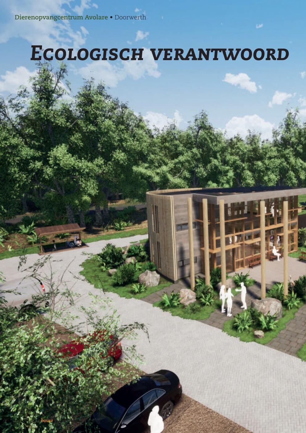 Nieuws: Artikel - Houten onderkomen voor wildopvang Avolare in Industriebouw