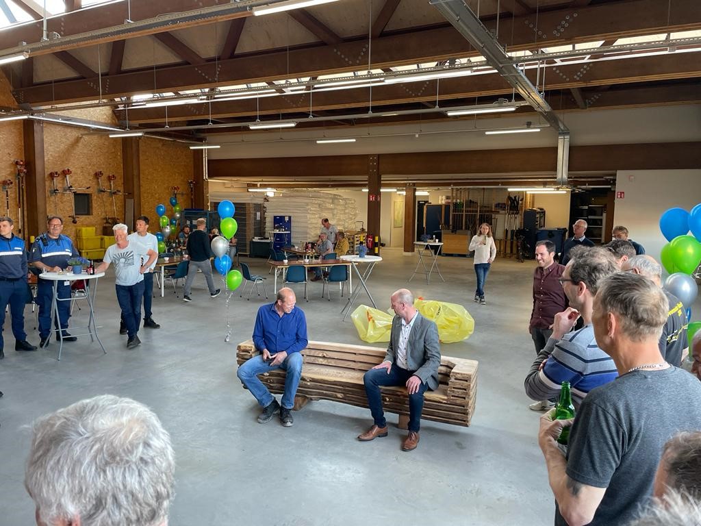 Nieuws - Opening Gemeentewerf Nieuwkoop; onze boombank is goed ontvangen!