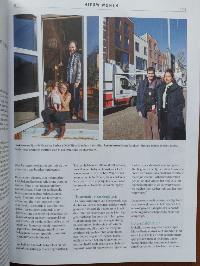 Nieuws - Artikel Het nieuwe wonen - creatieve pioniers (over de woning van Sjors in Almere)