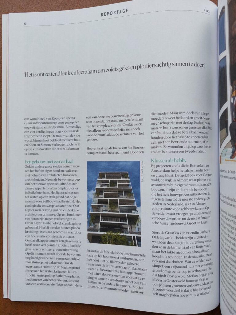 Nieuws - Artikel Het nieuwe wonen - creatieve pioniers (over de woning van Sjors in Almere)