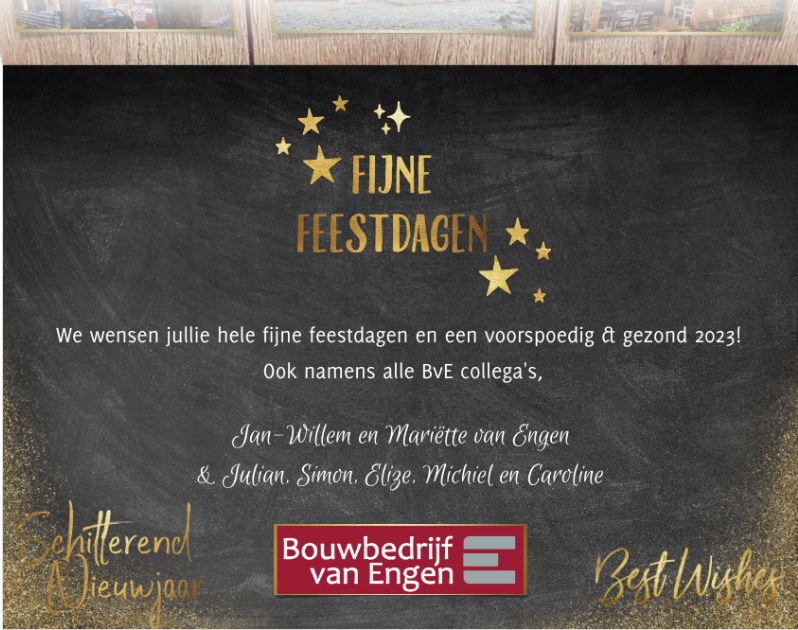 Nieuws - Fijne feestdagen en tot 9 januari 2023
