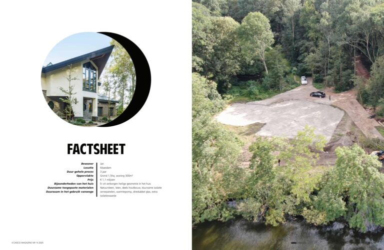Bouwbedrijf van Engen BV- Duurzame villa, Maasdam - Publicatie Casco Magazine 'Casa geometrica'