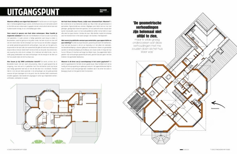 Bouwbedrijf van Engen BV- Duurzame villa, Maasdam - Publicatie Casco Magazine 'Casa geometrica'