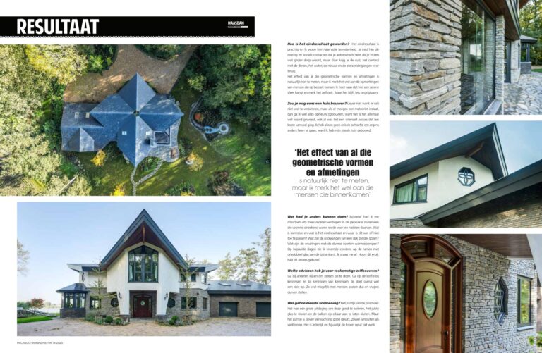 Bouwbedrijf van Engen BV- Duurzame villa, Maasdam - Publicatie Casco Magazine 'Casa geometrica'