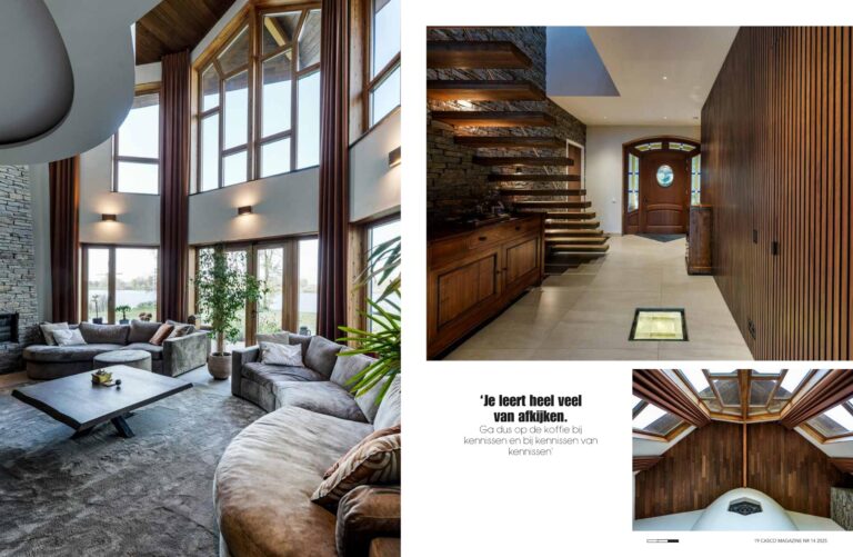 Bouwbedrijf van Engen BV- Duurzame villa, Maasdam - Publicatie Casco Magazine 'Casa geometrica'