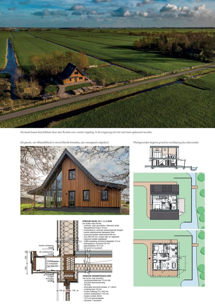 Bouwbedrijf van Engen BV - Ecologische woning, Hoogmade - Artikel Houtblad