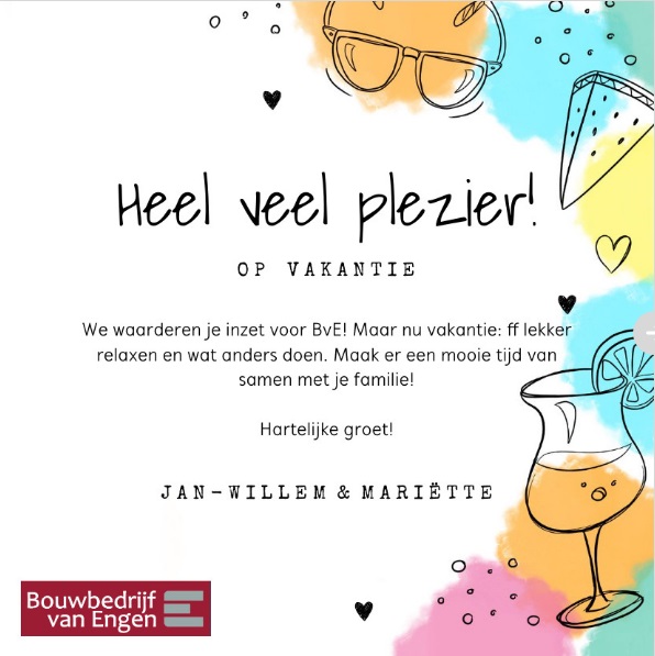 Nieuws - Sluiting bouwvak 2023 (week 30, 31 en 32)